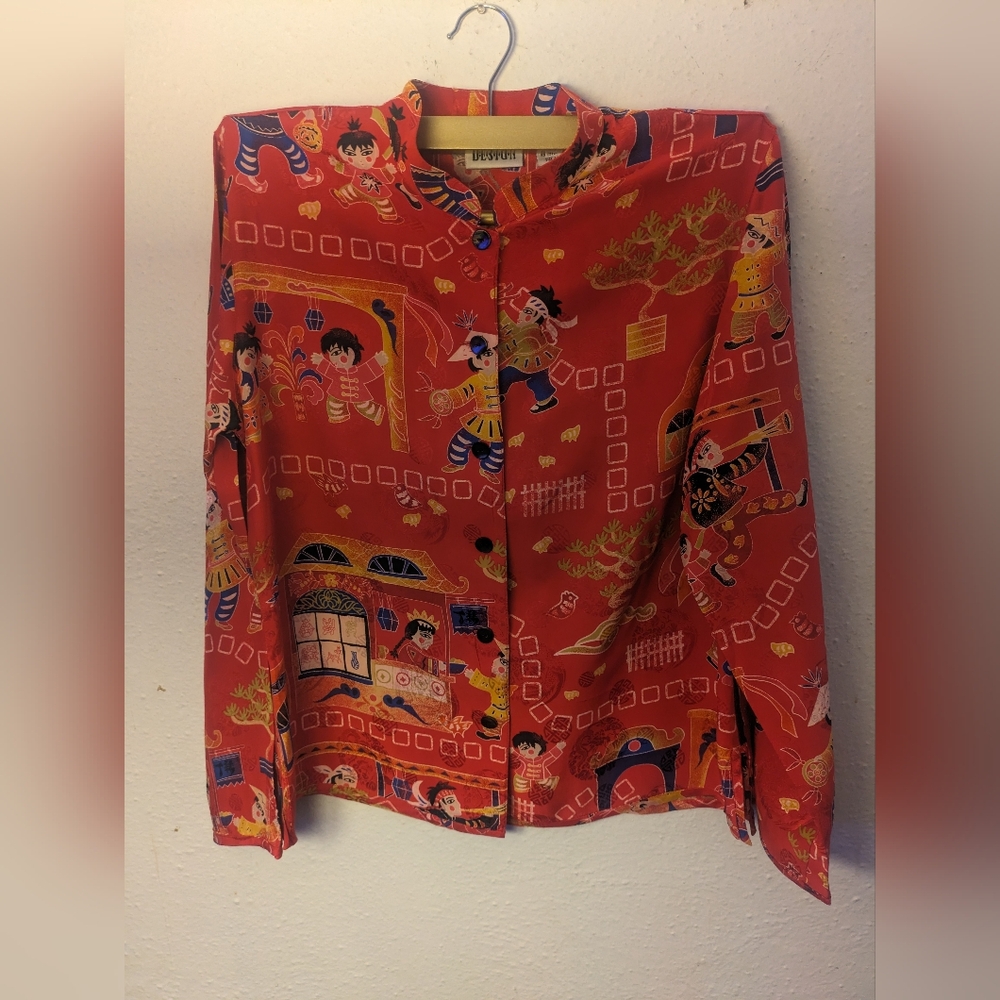 Vintage Chico's Design 100% Silk